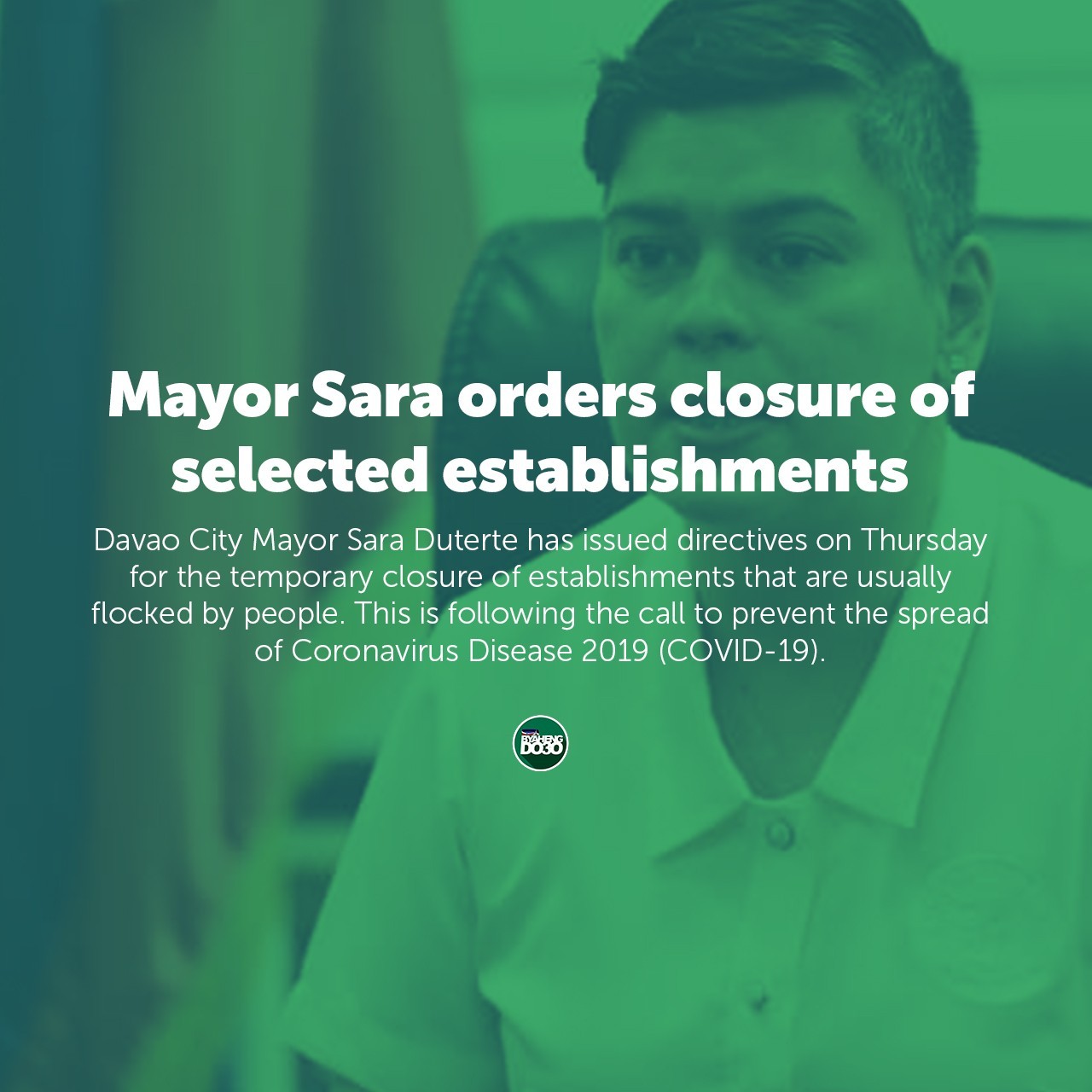 Mayor Sara Orders Closure of Selected Establishments