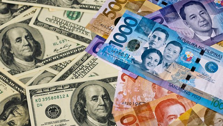 The peso falls to P54 as the dollar strengthens
