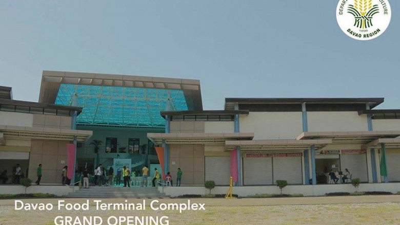 The Davao food terminal complex will open on October 18.