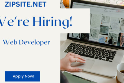 Zipsite.net is currently looking to hire Web Developers for our organization.